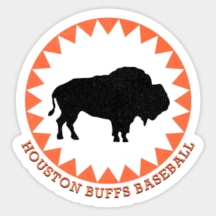 Defunct Houston Buffs (Buffalos) Minor League Baseball 1950 Sticker